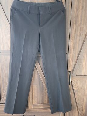 ALFRED SUNG Black Boot Cut Dress Pants